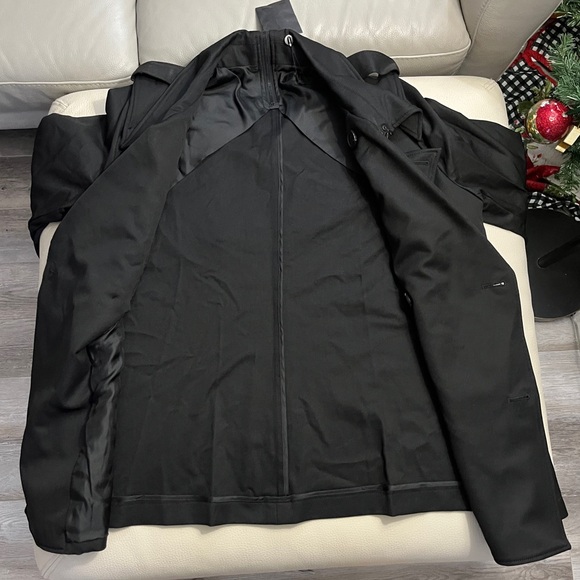 NWT - Izzue Women’s Double Breasted Short Trench Coat - Size L - Picture 7 of 11